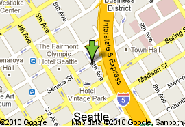 Google map to Freeway Park